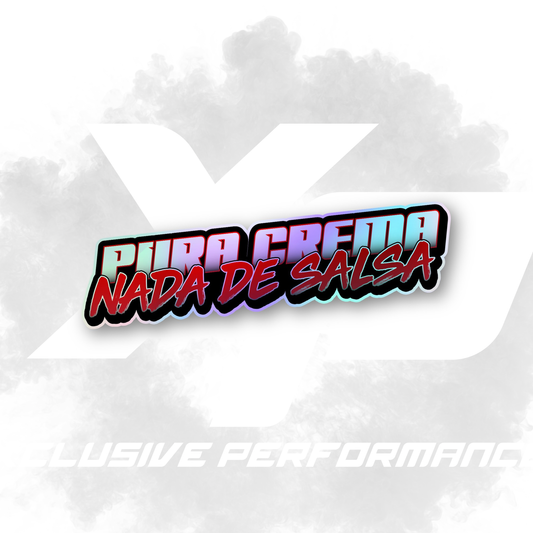 Pura Crema Holographic Sticker 50 Entries